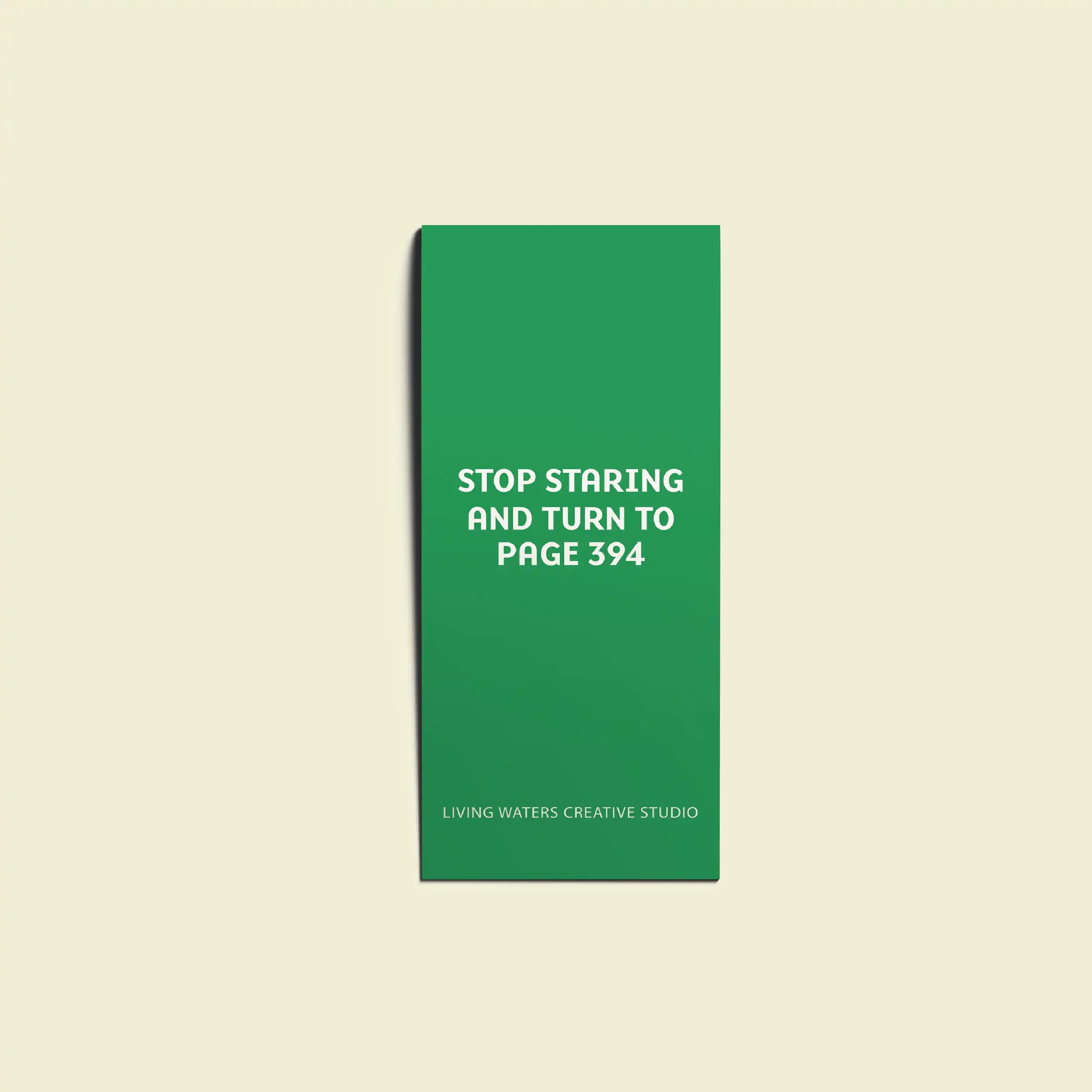 The Page 394 Bookmark