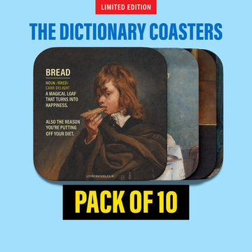 The Dictionary Coasters Pack of 10