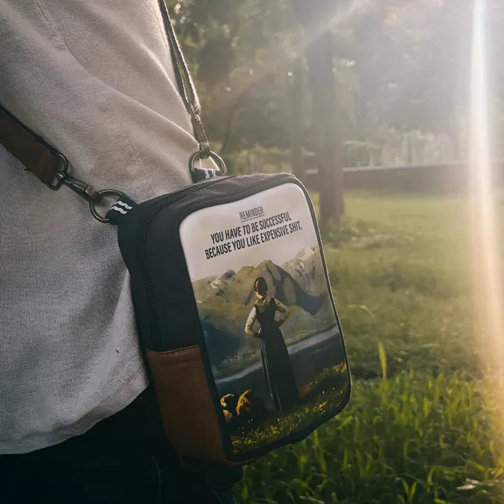 Crossbody bag features and product information