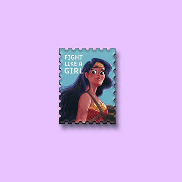 The Fight Like A Girl Pin