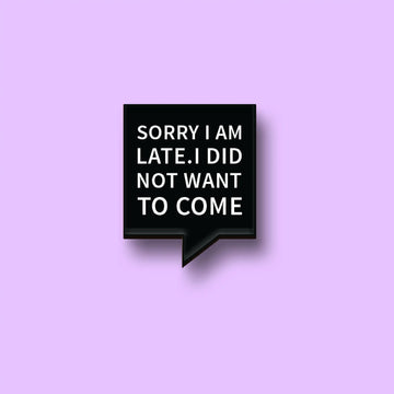 The Sorry Pin