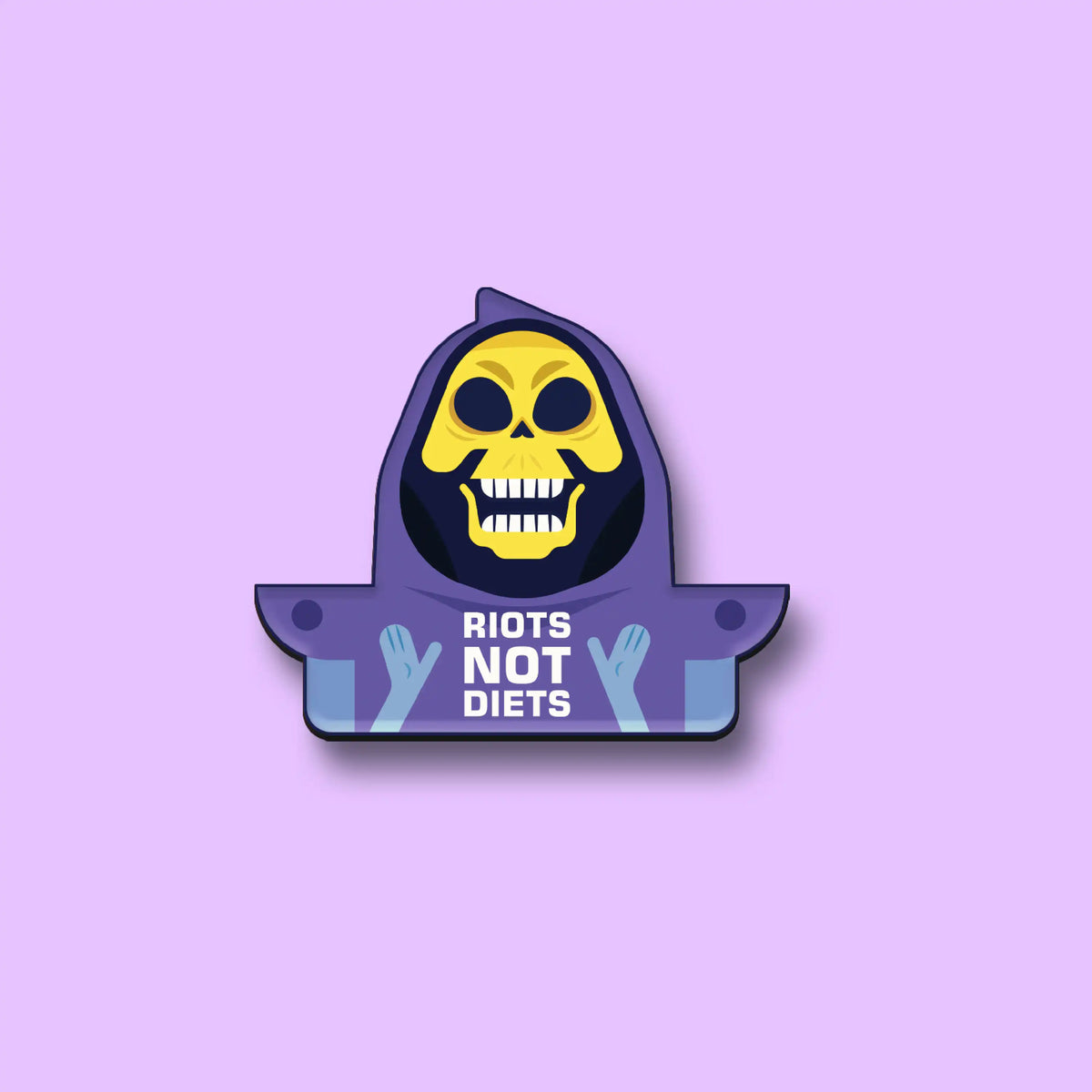 Evil Science Pin The Evil Skull Pin – Living Waters Creative Studio
