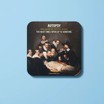 The Autopsy Coaster