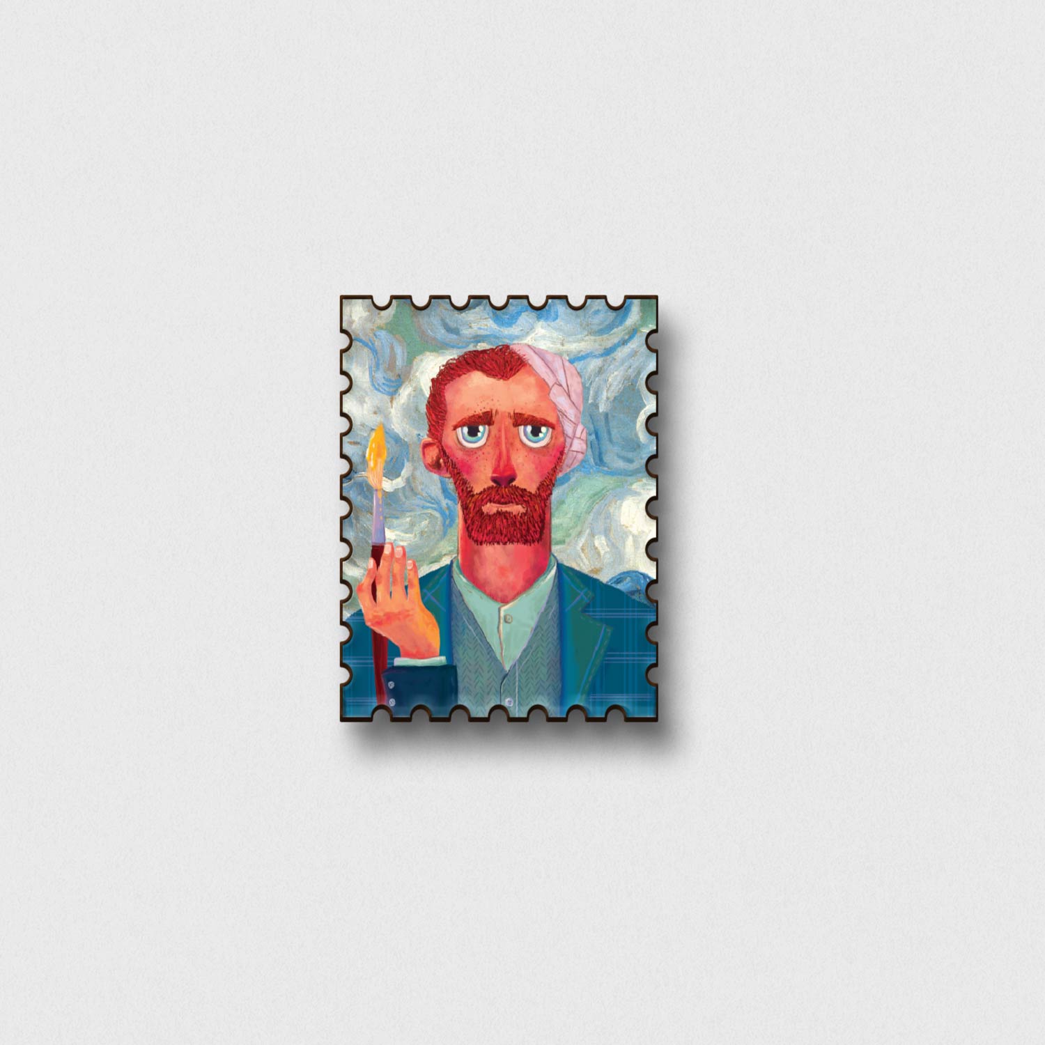 Art Wood Pins