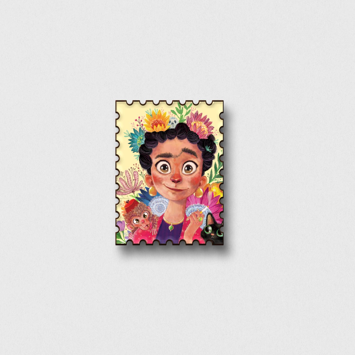 Art Wood Pins