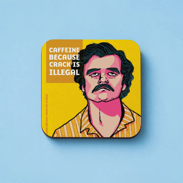 Caffeine And Crack Coaster