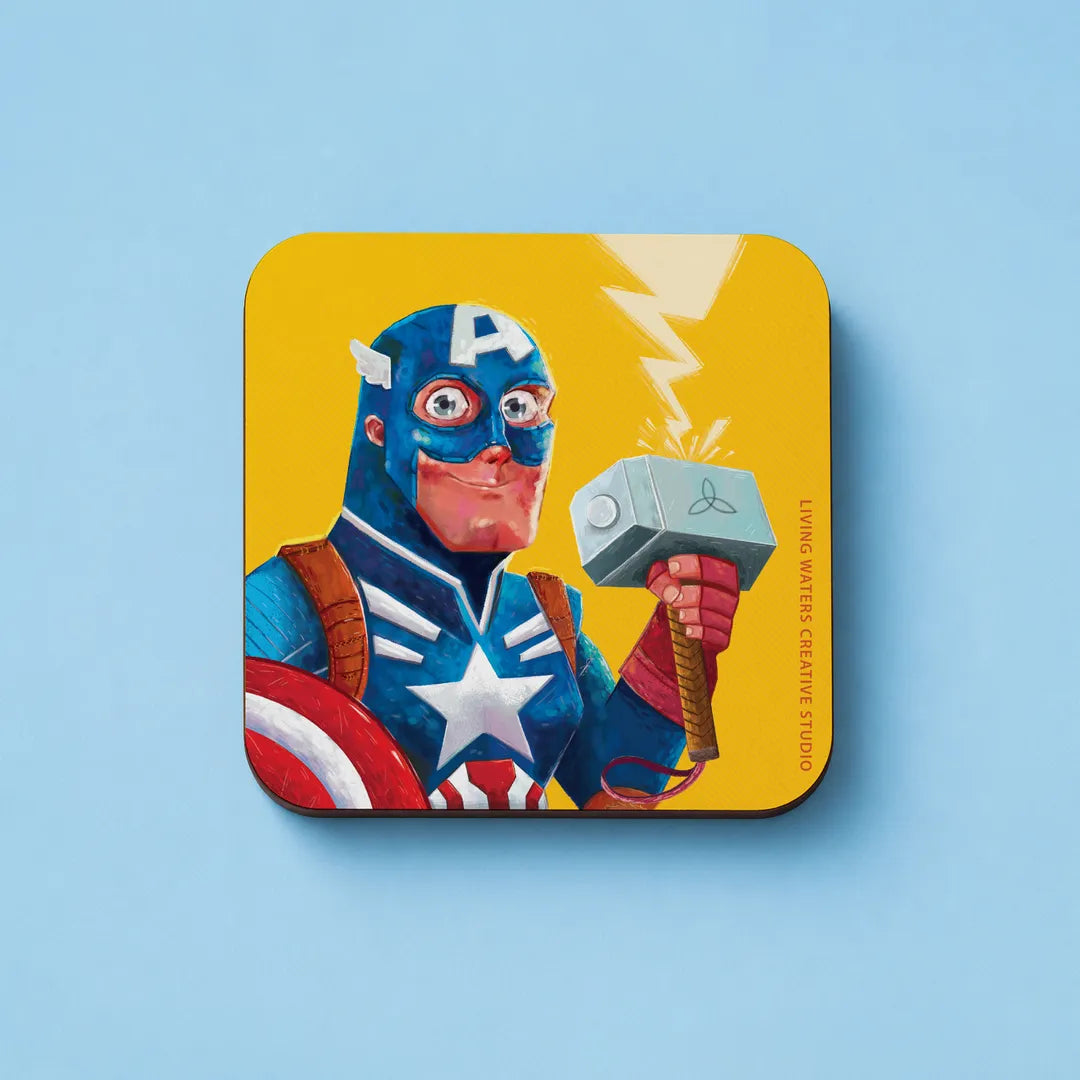 The Shield Man Coaster