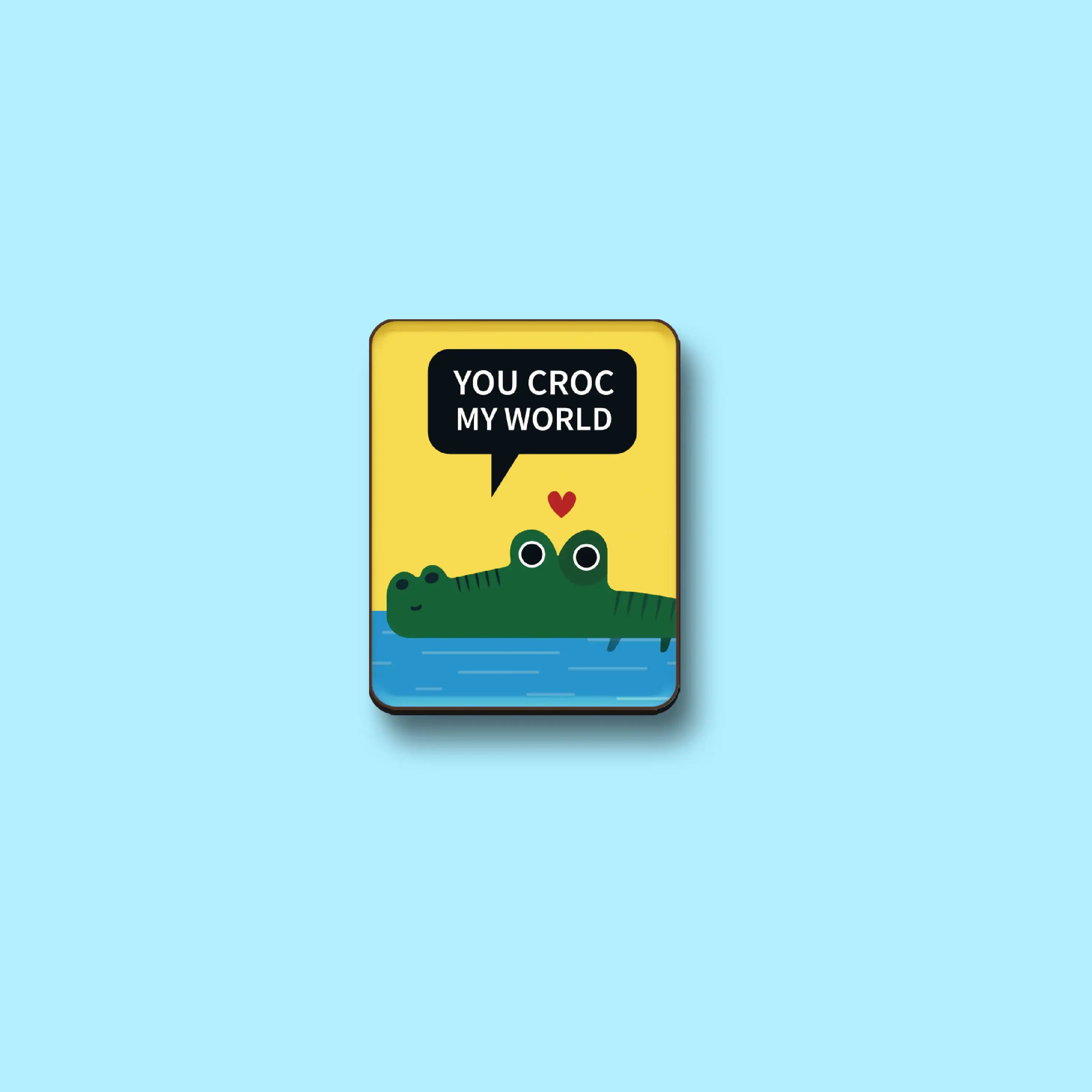 The Croc My World Magnet