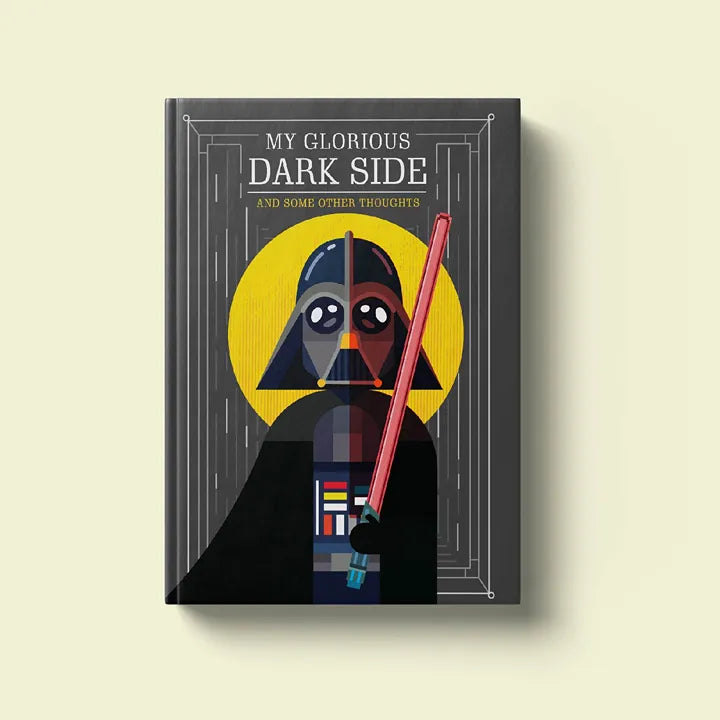 The Dark Side Hardcover Diary – creative diary design, perfect for gifting