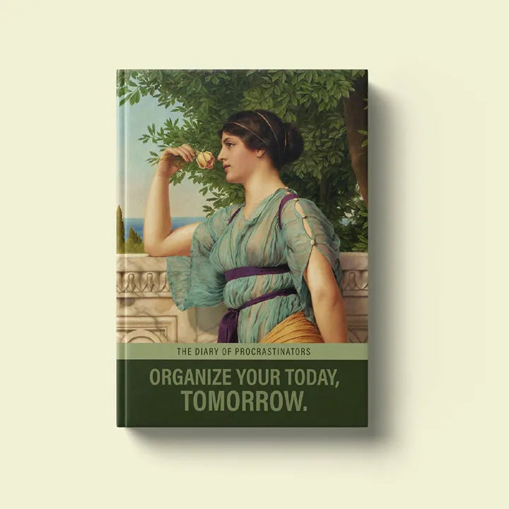 The Diary of Procrastinators – unique stationery hardcover diary for everyday writing