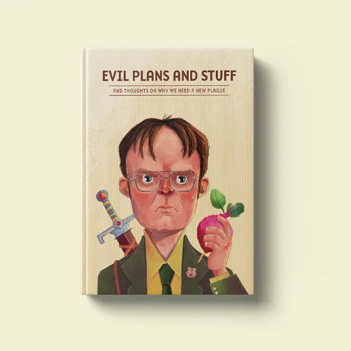 The Evil Plans Hardcover Diary – stylish and unique diary by Living Waters