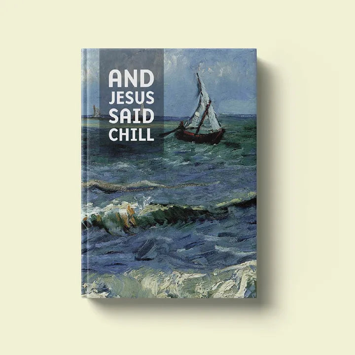 The Jesus Said Chill Hardcover Diary – unique stationery diary for everyday writing