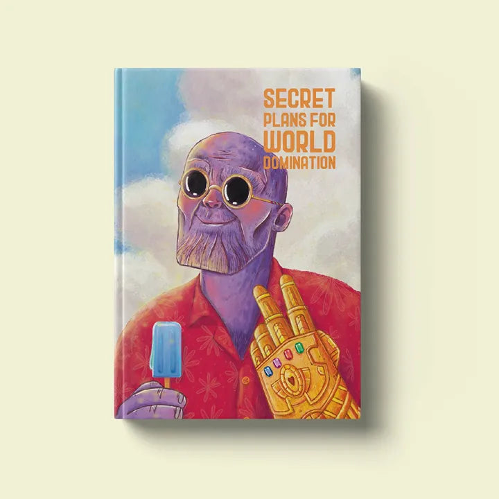 The Secret Plans Hardcover Diary – creative diary design, perfect for gifting
