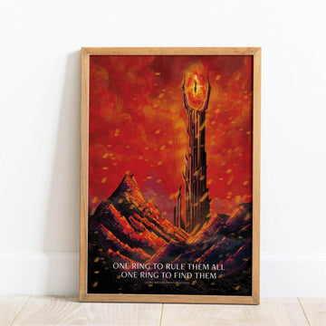 The Big One Ring Canvas Frame