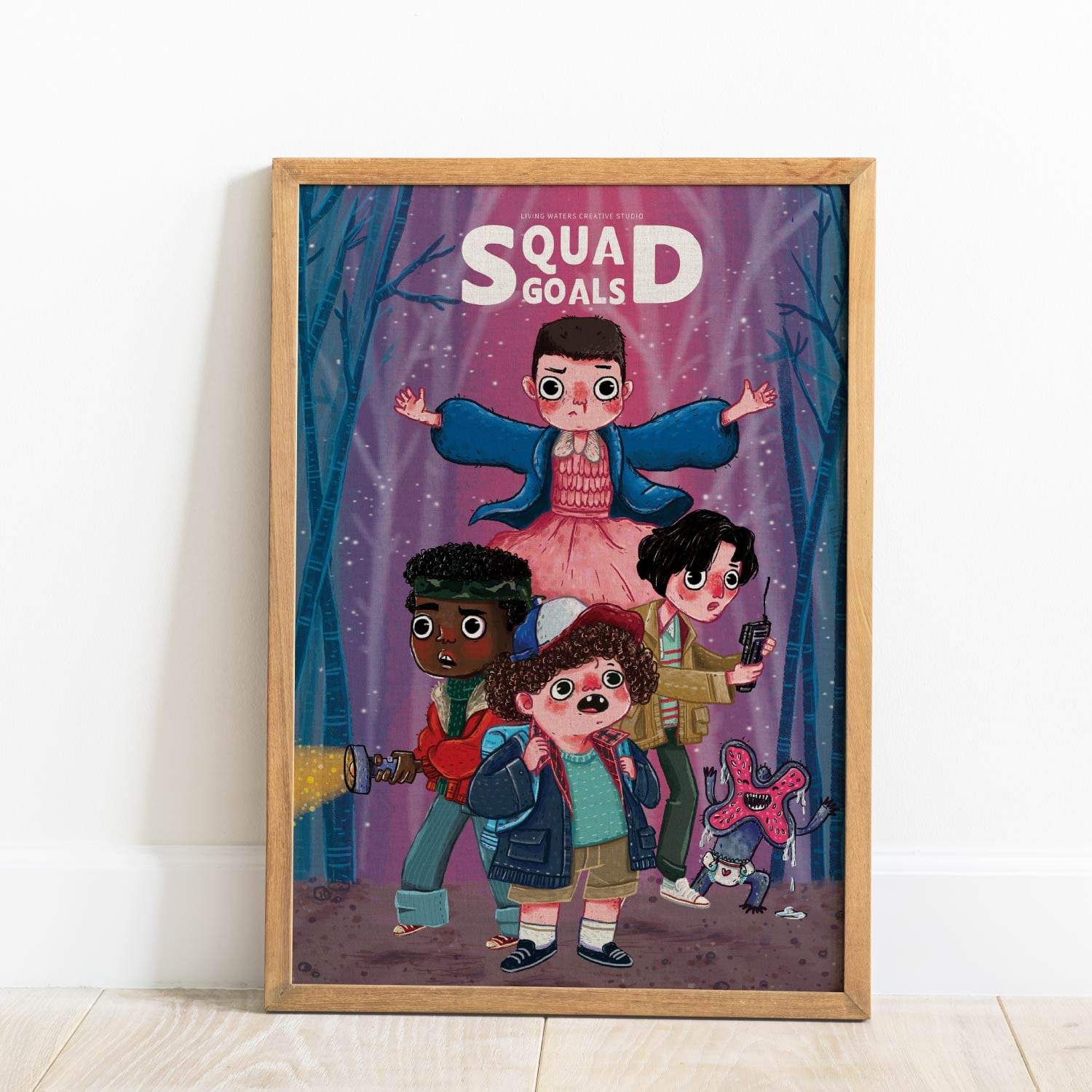 The Big Squad Goals Canvas Frame