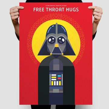 The Big Free Throat Hugs Poster