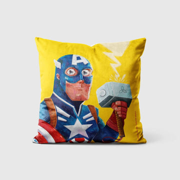 The Shield Man Cushion Cover