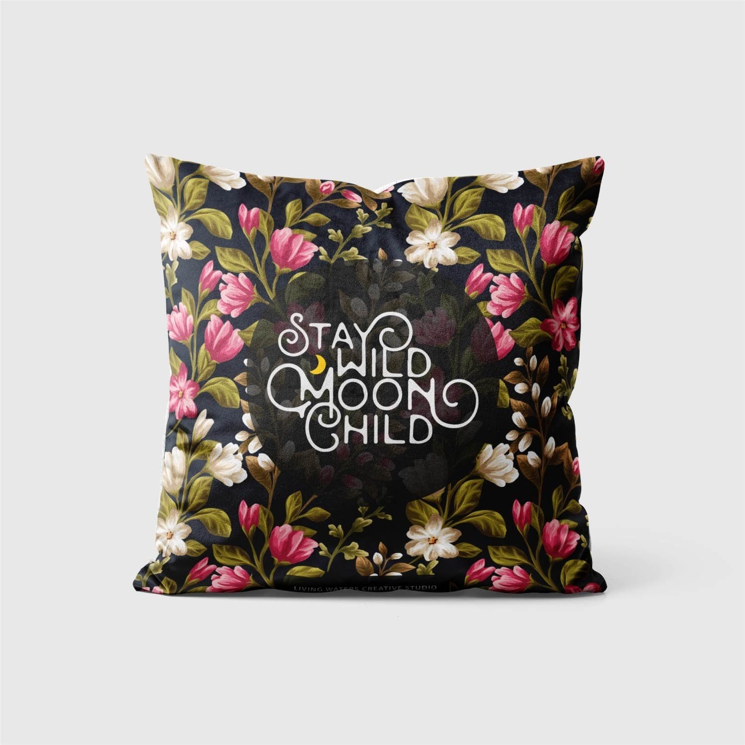 The Stay Wild Dark Cushion Cover