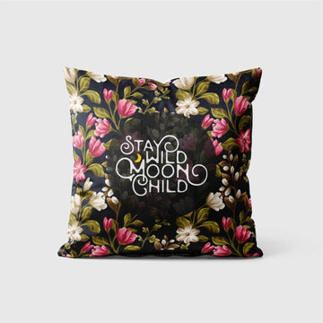 The Stay Wild Dark Cushion Cover