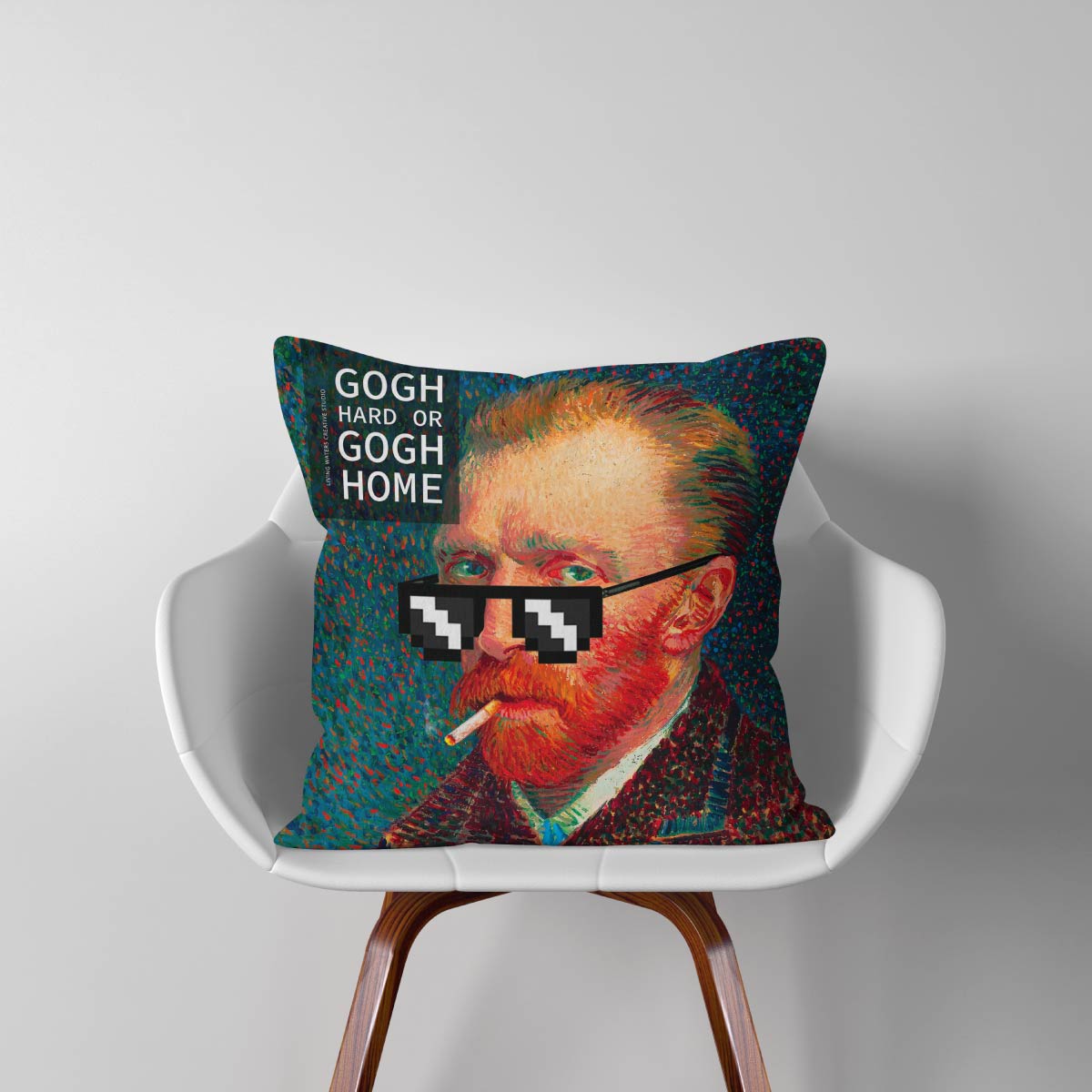The Big Gogh Hard Cushion Cover