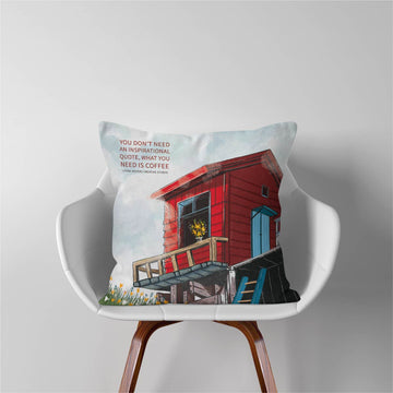 The Big Inspirational Quote Cushion Cover