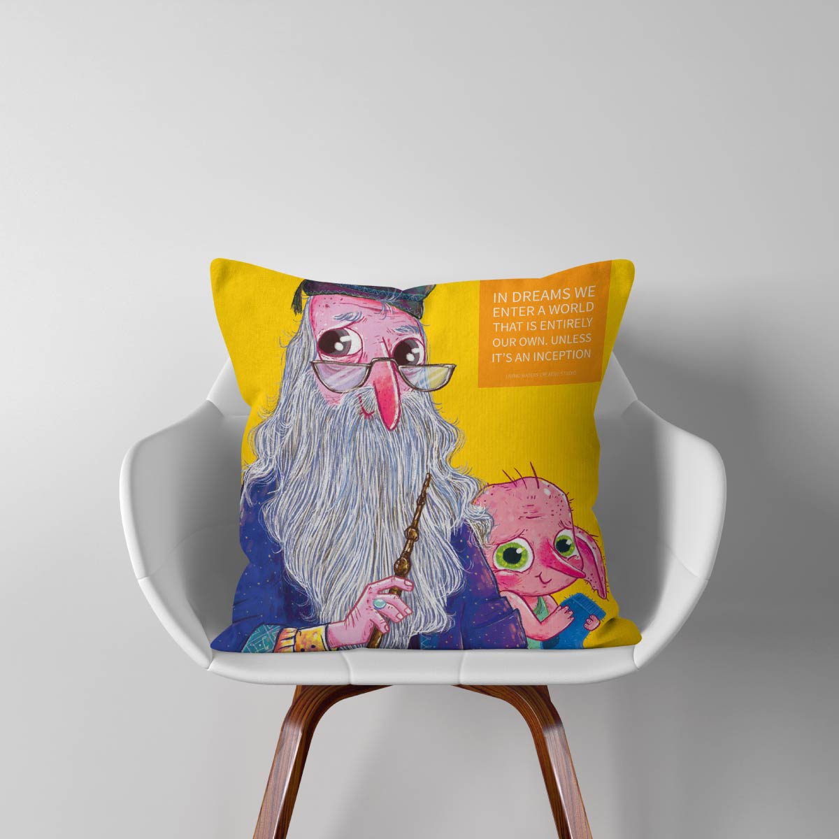The Big Wizard Cushion Cover