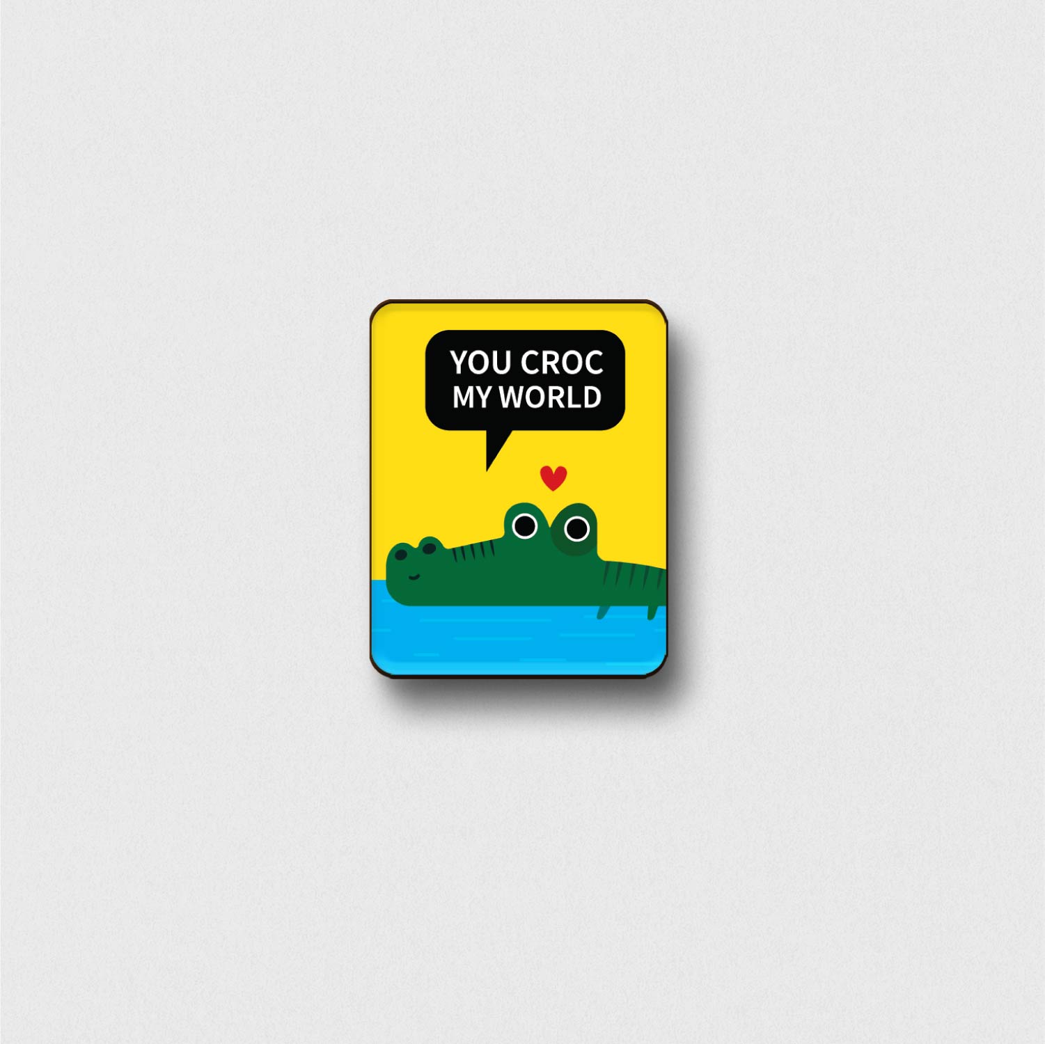 The Croc My World Pin