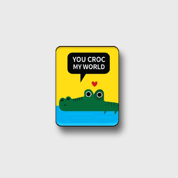 The Croc My World Magnet