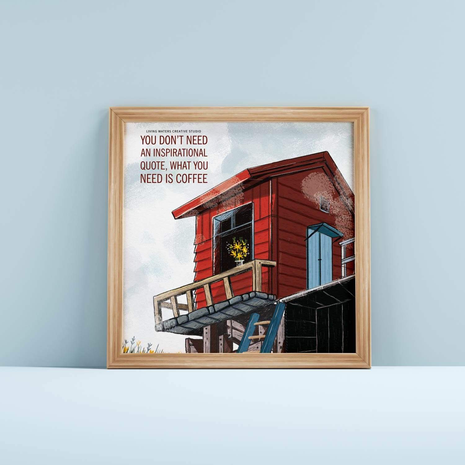 The Inspirational Quote Canvas Frame